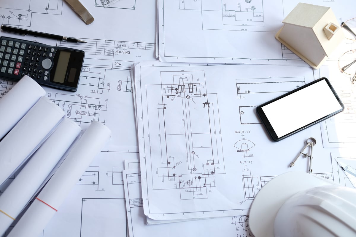 House Blueprint of Real Estate Project 